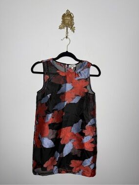 STAUD Brea Night Garden Mini Dress